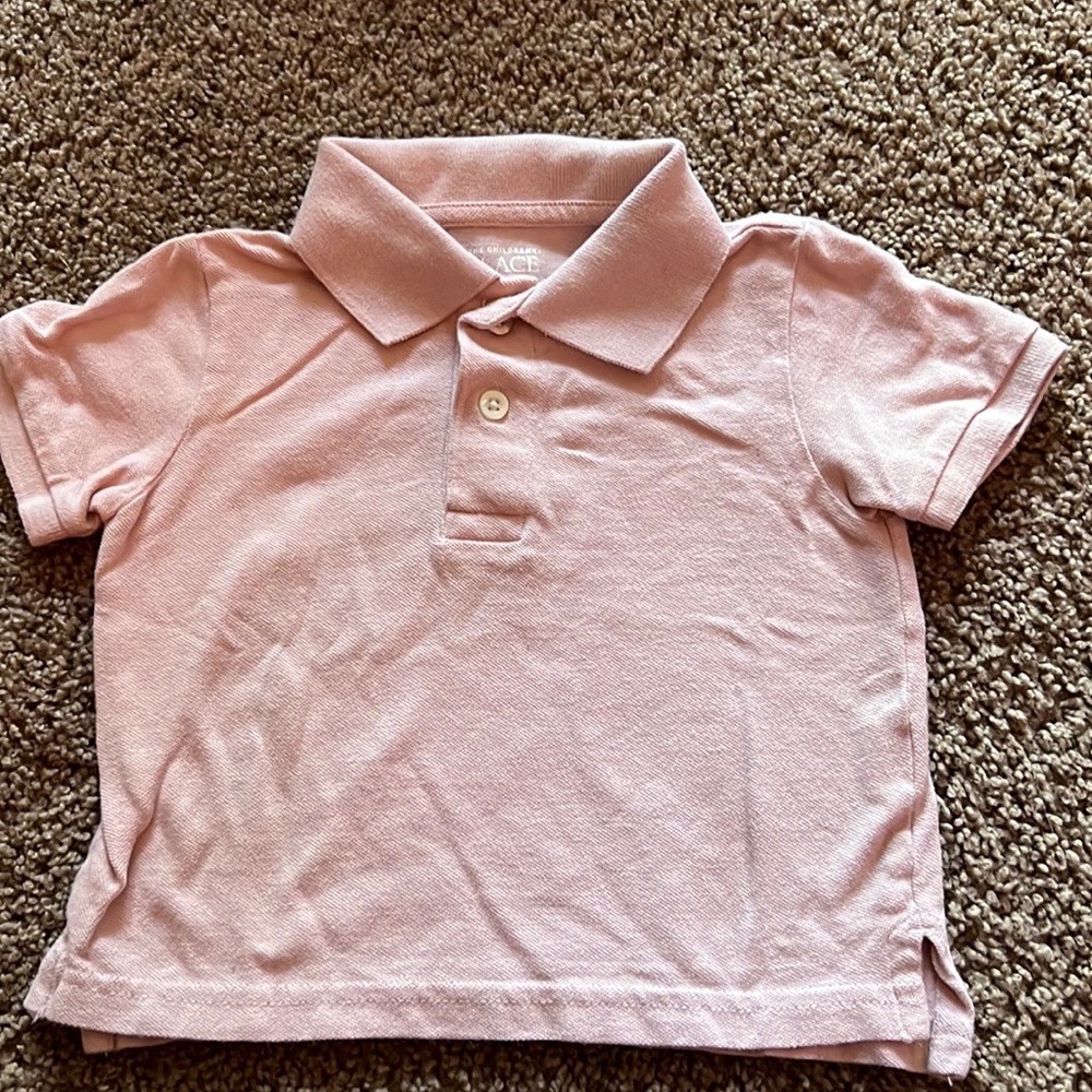 Pink Polo shirt for boys